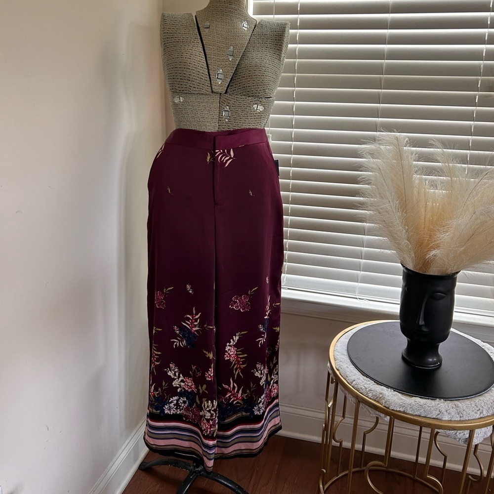 NWT KAARI BLUE WIDE LEG PANTS SIZE 14